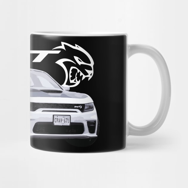 Dodge Charger Hellcat Widebody SRT White Knuckle by cowtown_cowboy